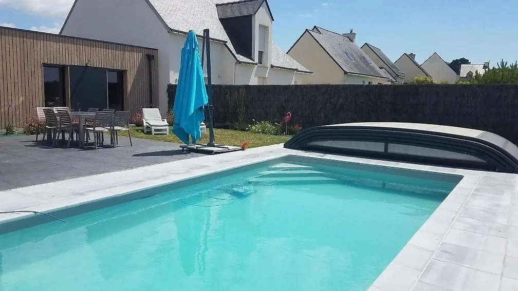 Maison Au Calme Avec Piscine Proche De L'Ocean Erdeven